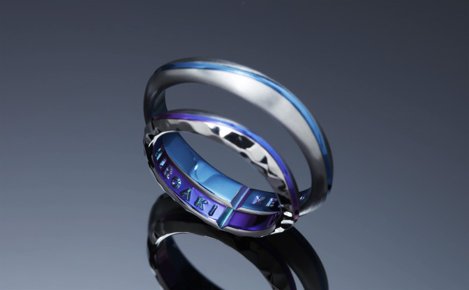 SORA(ソラ)のジルコニウム結婚指輪(アレンジあり)