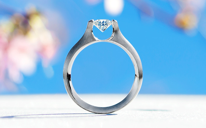 チタンの婚約指輪