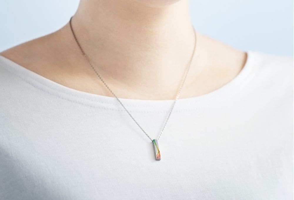 桜並木を繋げるドネーションネックレス【完売いたしました