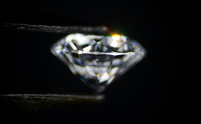 ガードルの美しい高品質のダイヤモンド