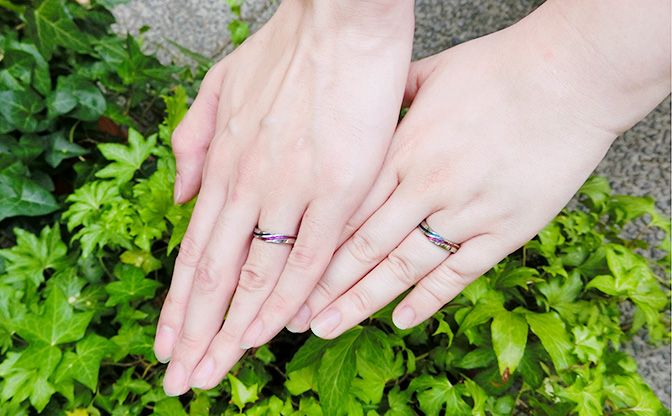 SORAの結婚指輪のオーダー例