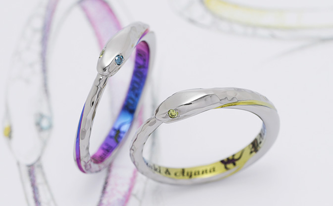ウロボロス 永遠に想い続ける 結婚指輪のオーダーメイドsora ソラ ウロボロス 永遠に想い続ける 結婚指輪のオーダーメイドsora ソラ