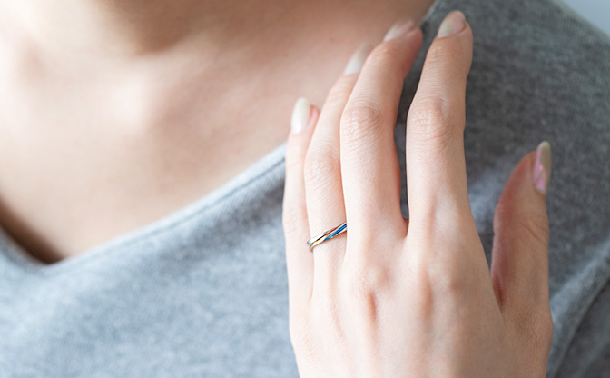SORAの結婚指輪「モンスーン」