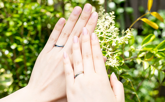 SORAの結婚指輪「レイ」