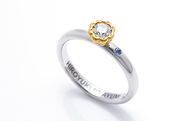 プラチナの婚約指輪
