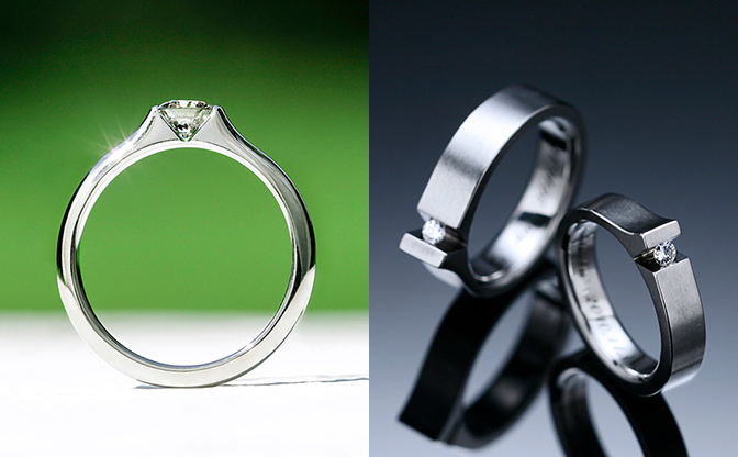 【究極の婚約指輪】最小面積で留めるダイヤ「ノッチグリップ」がすごい