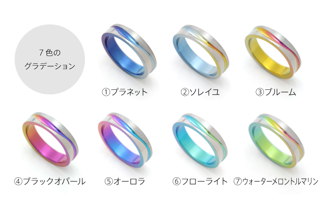 7つのグラデーション