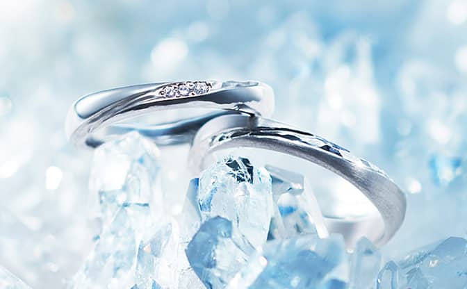 メレダイヤモンドの結婚指輪