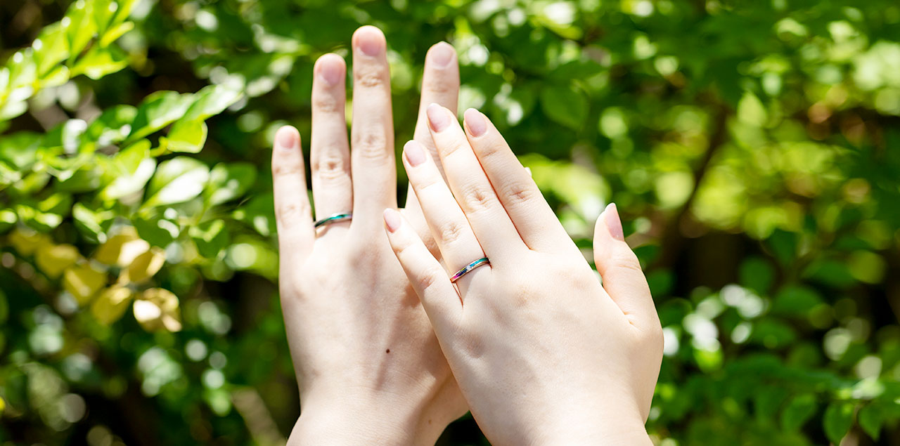 オンラインショップの結婚指輪
