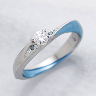 ジルコニウムの婚約指輪