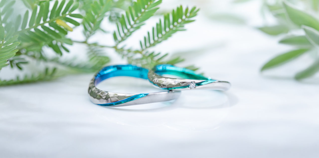 自然美を彩る結婚指輪｜Color Rings