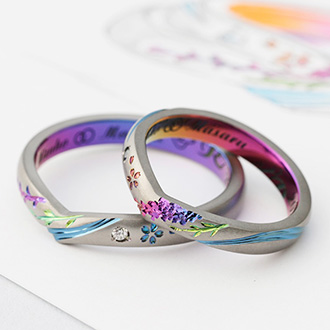 今感じている幸せな時間を永遠に｜繋がるデザインの結婚指輪