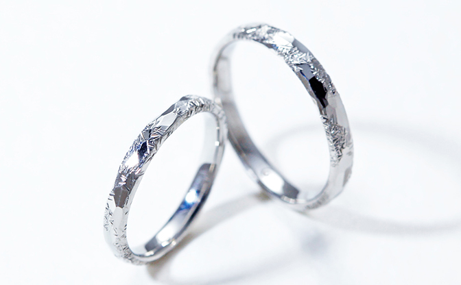 霜花|オーダーメイドの結婚指輪