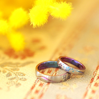舞桜(オーダーメイド結婚指輪)