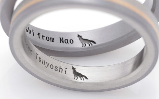 動物のオリジナルマークで自分らしく | 結婚指輪の刻印_結婚指輪_タンタル_刻印_11