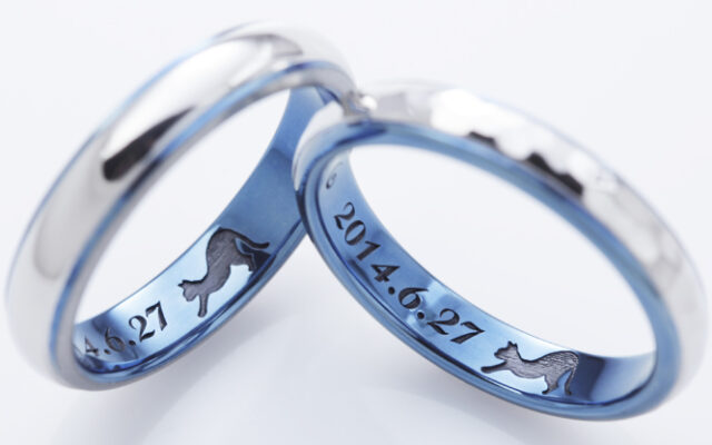 【シンプル派におすすめ！】指輪の内側にふたりのオリジナルを込める_結婚指輪_ジルコニウム_刻印_11