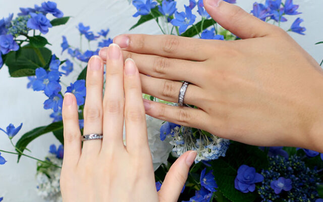 美しい黒「タンタル」デザイン特集｜今月の結婚指輪#11_結婚指輪_タンタル_25