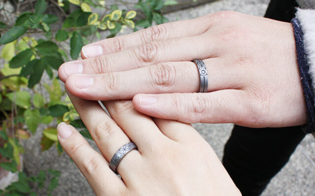 和の心と美しさを表現した結婚指輪_結婚指輪_31