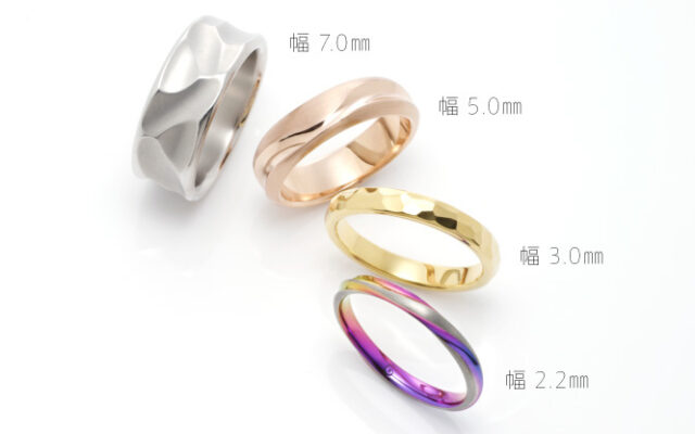 細くて丈夫！結婚指輪で人気の9デザイン【2.5㎜以下】_結婚指輪_ジルコニウム_04