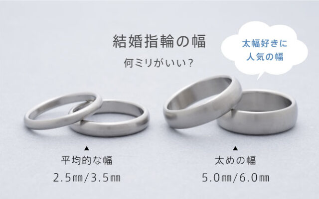 【太めの結婚指輪】ゴツさと着け心地で選ぶ！幅5㎜以上のデザイン特集_結婚指輪_06