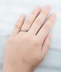 結婚指輪_コースト_着用