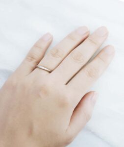 結婚指輪_シエラ_着用