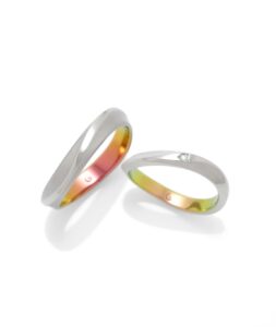 結婚指輪_デューン_斜め