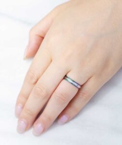 結婚指輪_ドーム_着用