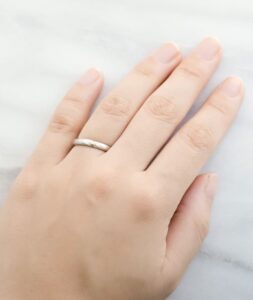 結婚指輪_桜心_着用