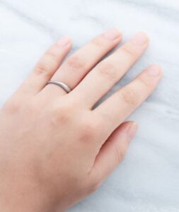結婚指輪_風雪_着用