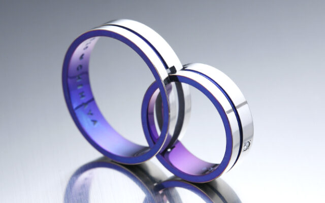 融合～ふたりはひとつ 重なった時に完成される、新しい形_結婚指輪_ジルコニウム_19