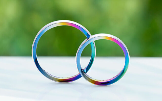 【オリジナルグラデーション】結婚指輪に二人だけのカラーを_結婚指輪_ジルコニウム_07