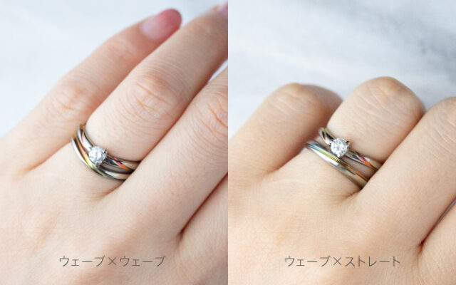 【重ね付けで選ぶ】結婚指輪と婚約指輪のおすすめセットリング_結婚指輪_婚約指輪_ジルコニウム_18
