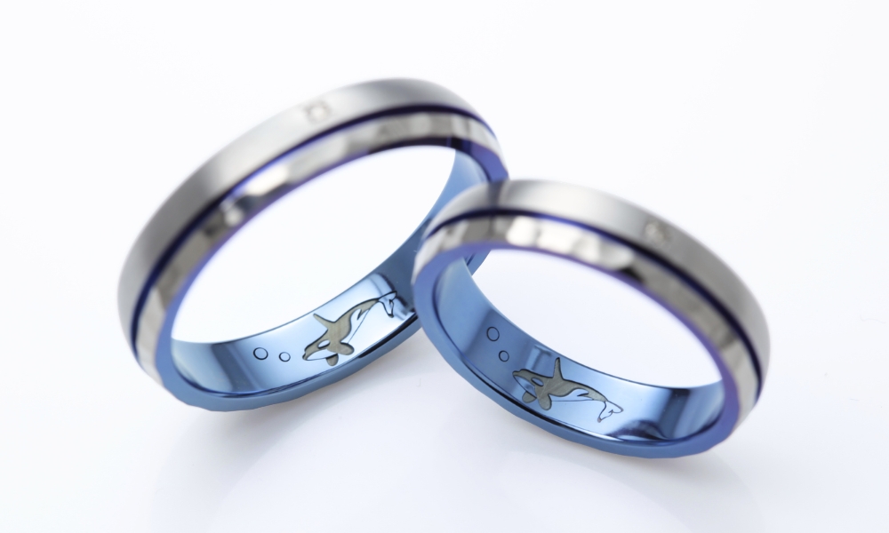 特集】オリジナル刻印｜シャチ、クジラ、イルカ編 | 結婚指輪・婚約